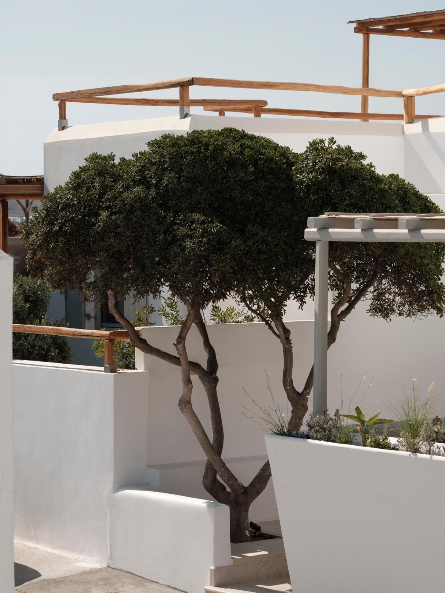Akria Seaside Suites Náousa Buitenkant foto